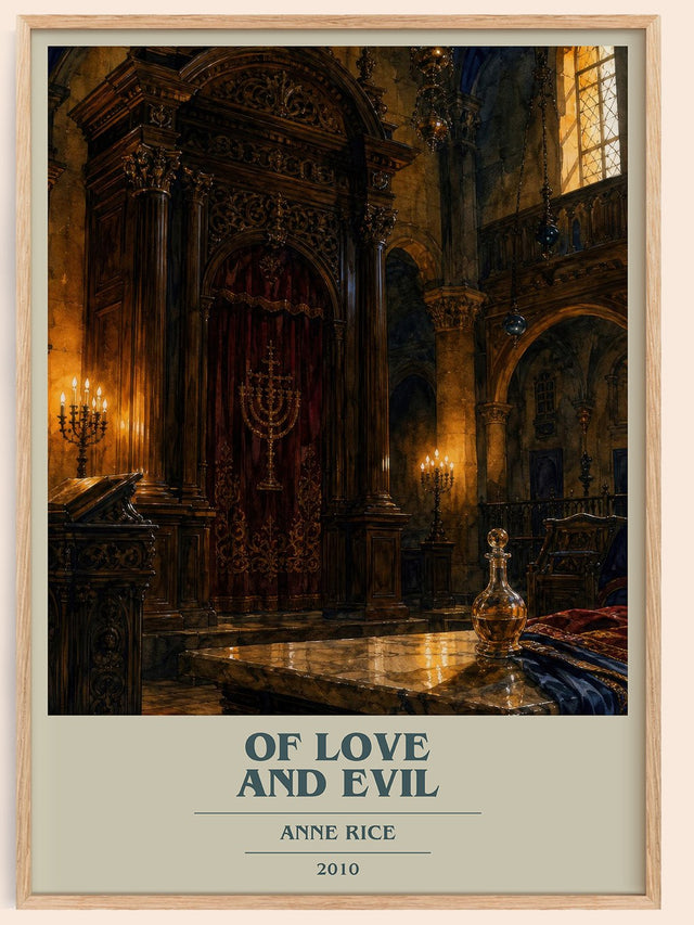 Of Love And Evil Book Cover Poster by Anne Rice