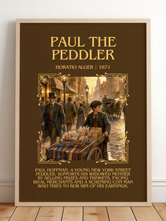 Paul The Peddler Minimalist Book Poster by Horatio Alger – image 2