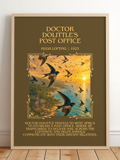 Doctor Dolittle'S Post Office Minimalist Book Poster by Hugh Lofting – image 2
