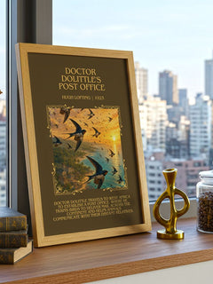 Doctor Dolittle'S Post Office Minimalist Book Poster by Hugh Lofting – image 3