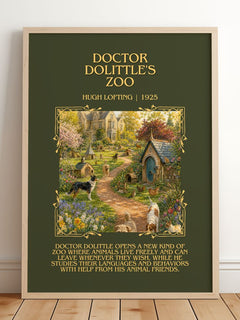 Doctor Dolittle'S Zoo Minimalist Book Poster by Hugh Lofting – image 2