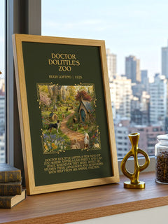 Doctor Dolittle'S Zoo Minimalist Book Poster by Hugh Lofting – image 3