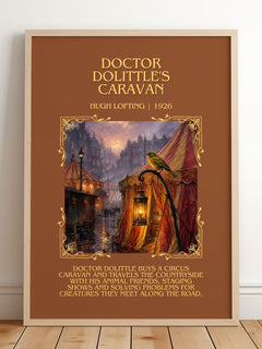 Doctor Dolittle'S Caravan Minimalist Book Poster by Hugh Lofting – image 2