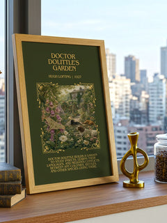 Doctor Dolittle'S Garden Minimalist Book Poster by Hugh Lofting – image 3