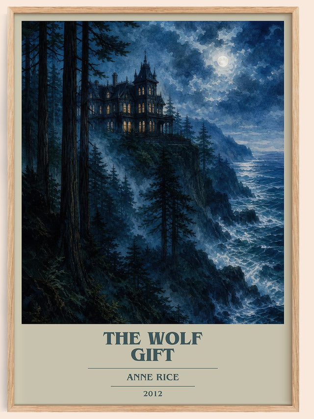 The Wolf Gift Book Cover Poster by Anne Rice