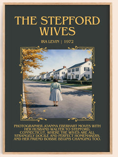 The Stepford Wives Minimalist Book Poster by Ira Levin – book poster