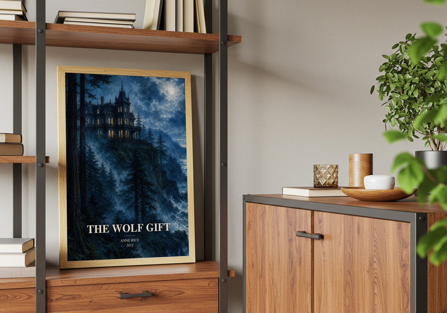 The Wolf Gift book watercolour illustration paper finish options – matte satin gloss