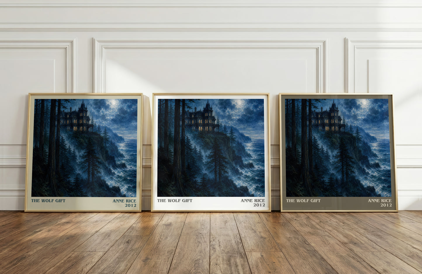 The Wolf Gift literary art print colour and style options – Anne Rice book art