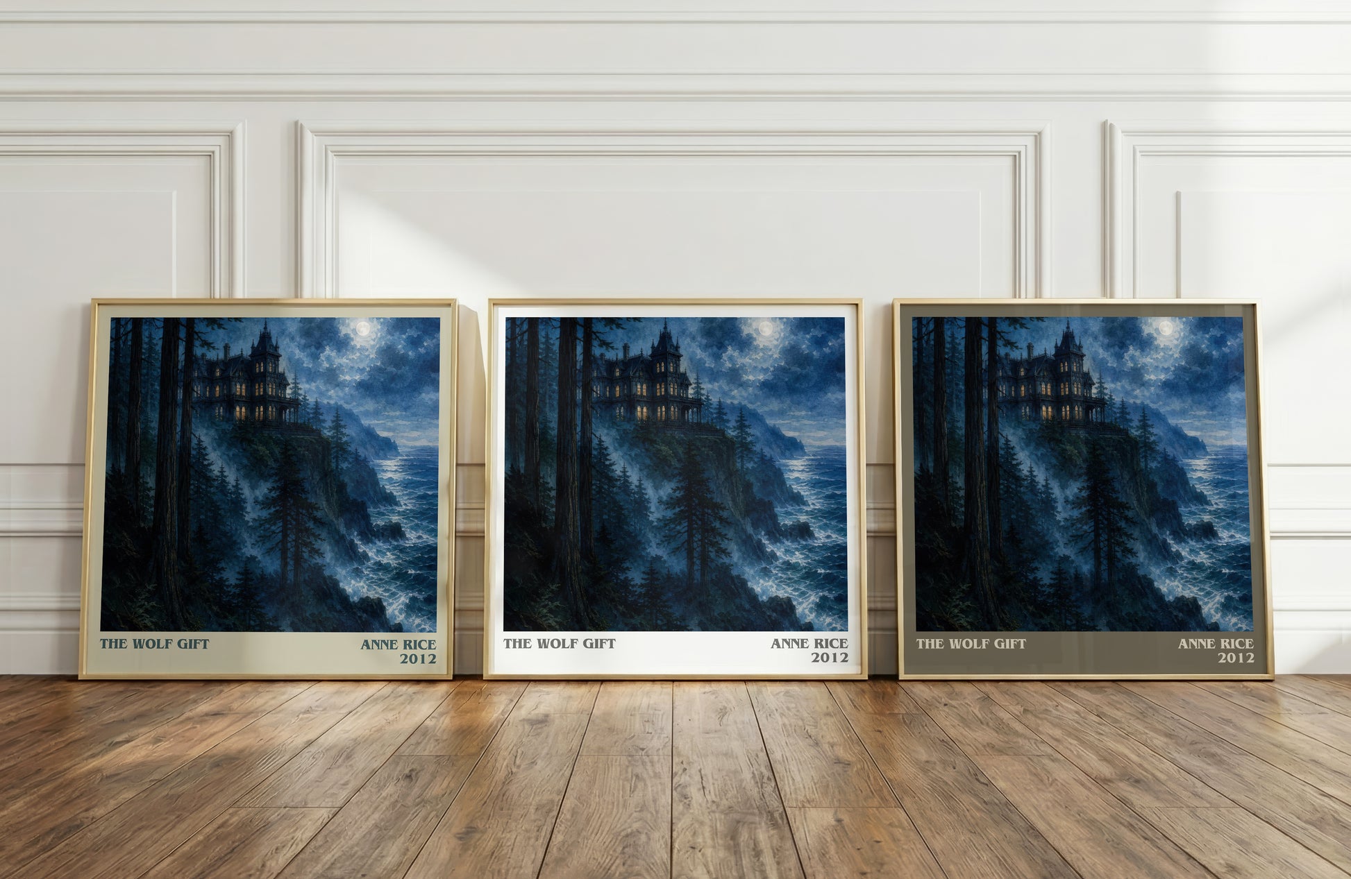 The Wolf Gift literary art print colour and style options – Anne Rice book art