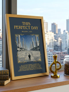 This Perfect Day Minimalist Book Poster by Ira Levin – image 3