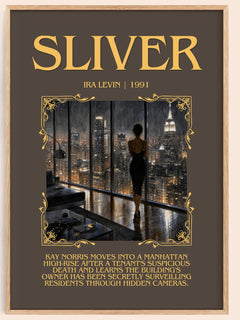 Sliver Minimalist Book Poster by Ira Levin – image 1