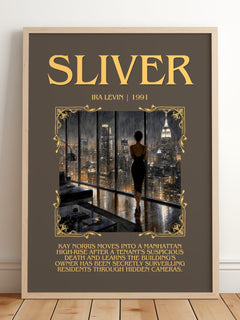 Sliver Minimalist Book Poster by Ira Levin – image 2