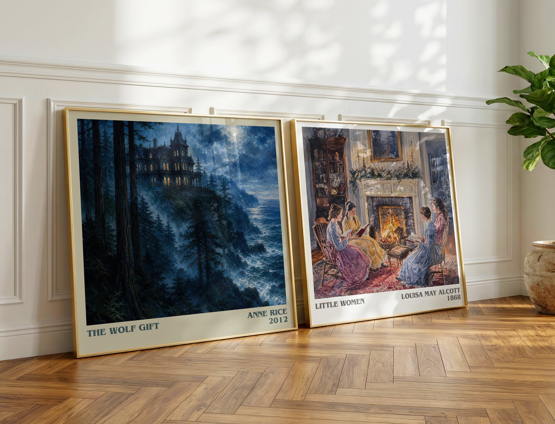 The Wolf Gift literary print on bookshelf – Anne Rice fan gift