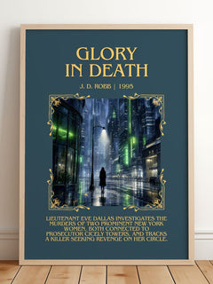 Glory In Death Minimalist Book Poster by J. D. Robb – image 2
