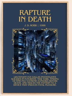 Rapture In Death Minimalist Book Poster by J. D. Robb – image 1