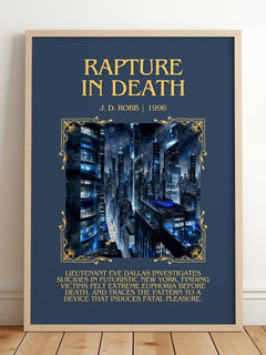Rapture In Death Minimalist Book Poster by J. D. Robb – image 2