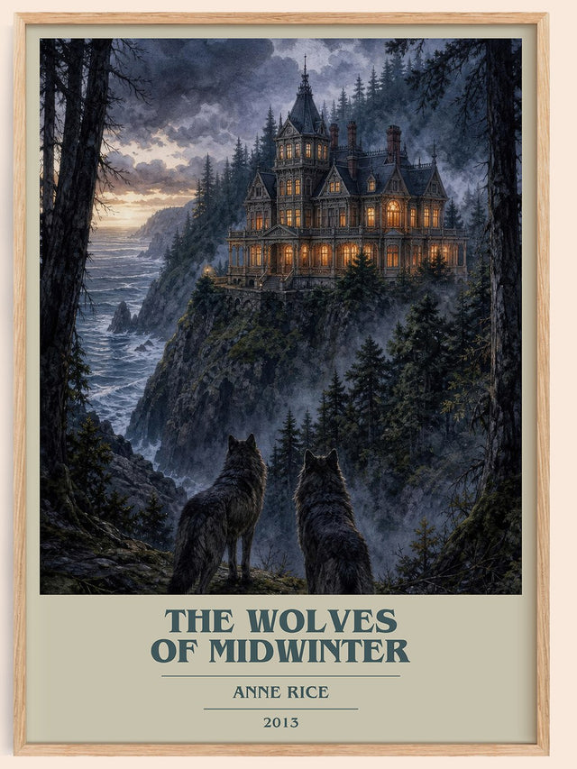 The Wolves Of Midwinter Book Cover Poster by Anne Rice