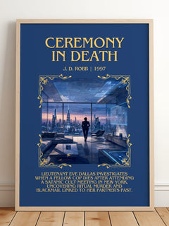 Ceremony In Death Minimalist Book Poster by J. D. Robb – image 2