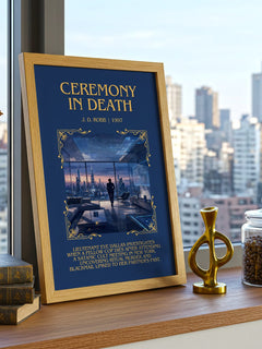 Ceremony In Death Minimalist Book Poster by J. D. Robb – image 3