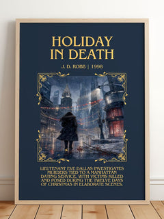 Holiday In Death Minimalist Book Poster by J. D. Robb – image 2