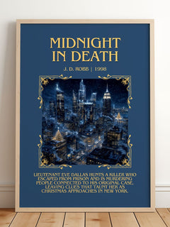 Midnight In Death Minimalist Book Poster by J. D. Robb – image 2