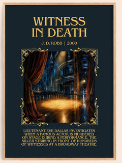 Witness In Death Minimalist Book Poster by J. D. Robb – image 1