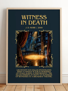 Witness In Death Minimalist Book Poster by J. D. Robb – image 2