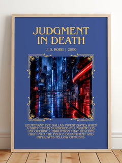 Judgment In Death Minimalist Book Poster by J. D. Robb – image 2