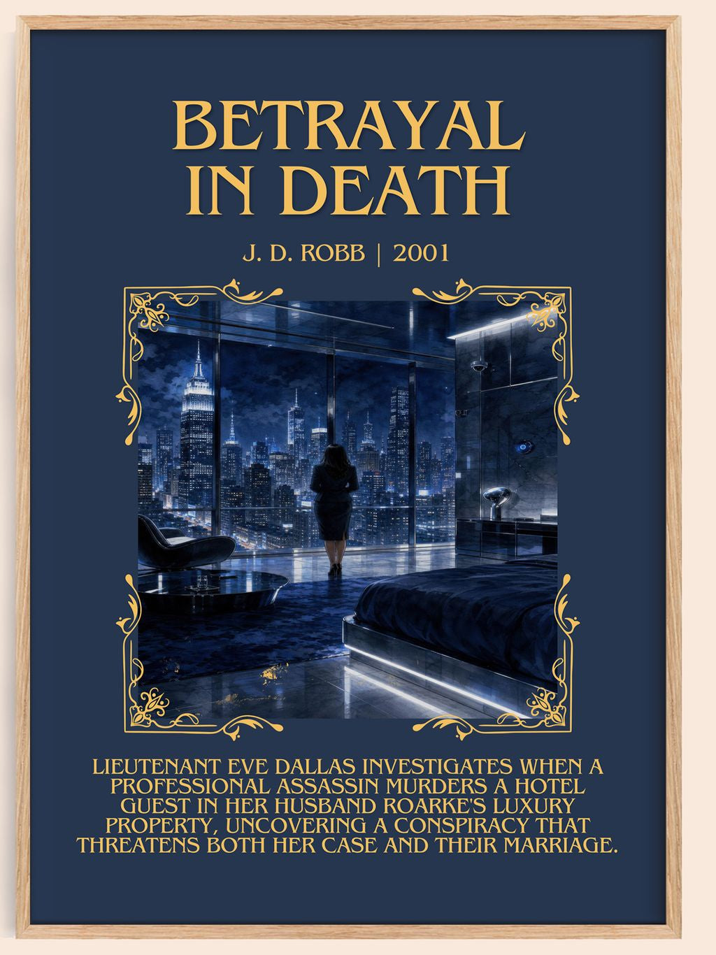 Betrayal In Death Minimalist Book Poster by J. D. Robb – book poster