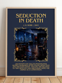 Seduction In Death Minimalist Book Poster by J. D. Robb – image 2