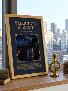 Seduction In Death Minimalist Book Poster by J. D. Robb – image 3