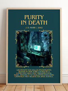 Purity In Death Minimalist Book Poster by J. D. Robb – image 2
