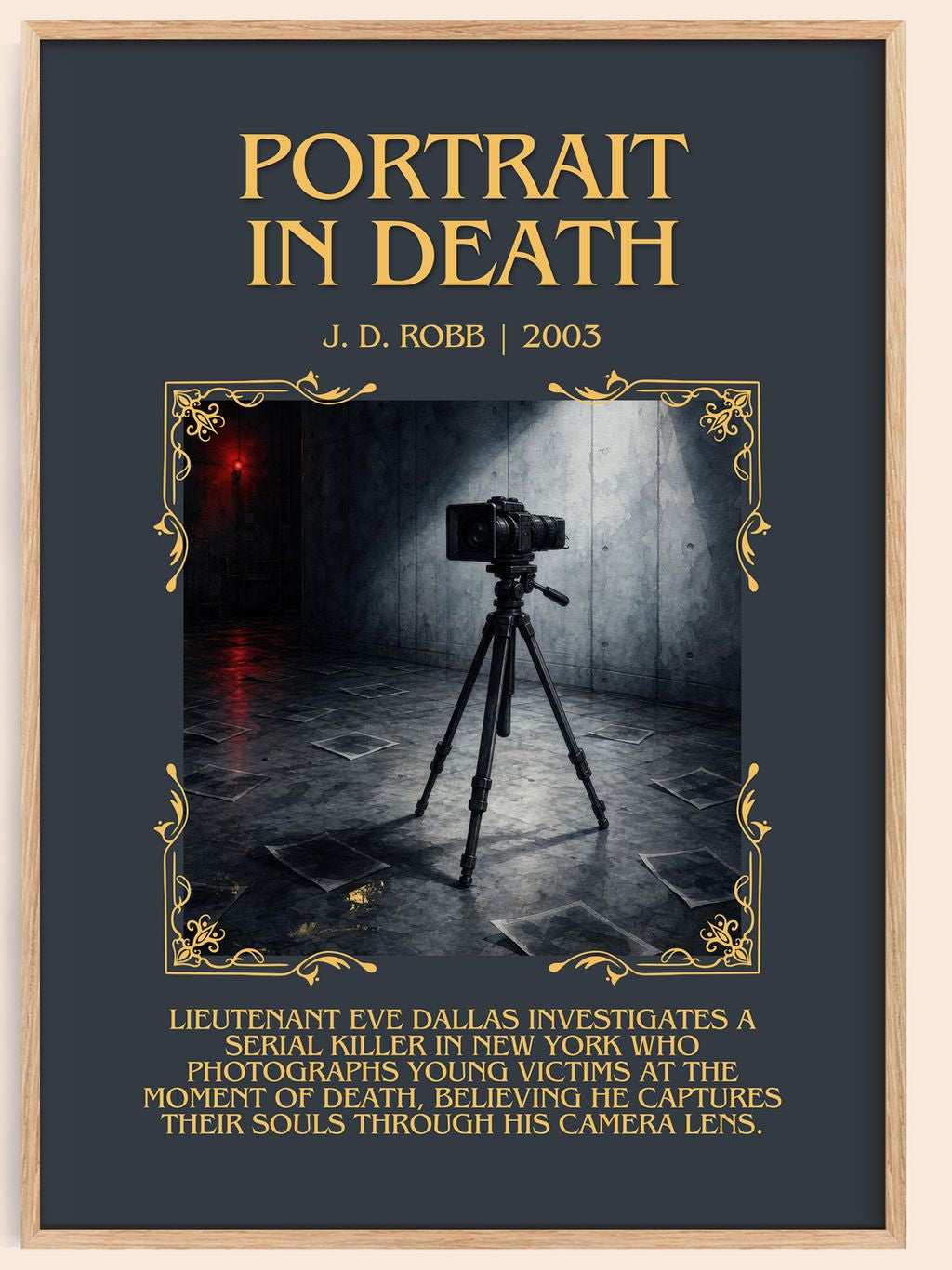 Portrait In Death Minimalist Book Poster by J. D. Robb – book poster