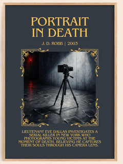 Portrait In Death Minimalist Book Poster by J. D. Robb – image 1