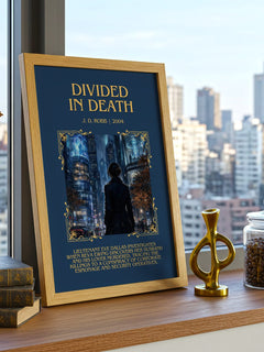 Divided In Death Minimalist Book Poster by J. D. Robb – image 3