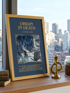 Origin In Death Minimalist Book Poster by J. D. Robb – image 3