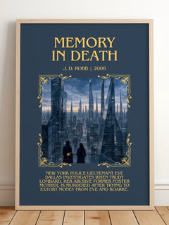 Memory In Death Minimalist Book Poster by J. D. Robb – image 2