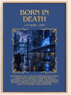 Born In Death Minimalist Book Poster by J. D. Robb – image 1