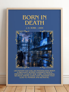 Born In Death Minimalist Book Poster by J. D. Robb – image 2