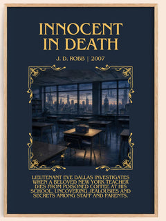 Innocent In Death Minimalist Book Poster by J. D. Robb – image 1