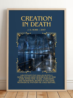 Creation In Death Minimalist Book Poster by J. D. Robb – image 2