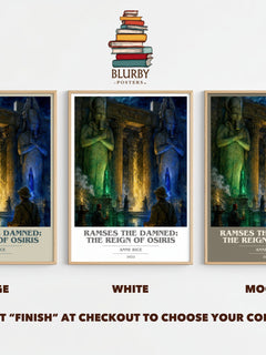 Ramses The Damned: The Reign Of Osiris book cover print framed by window – literary home decor