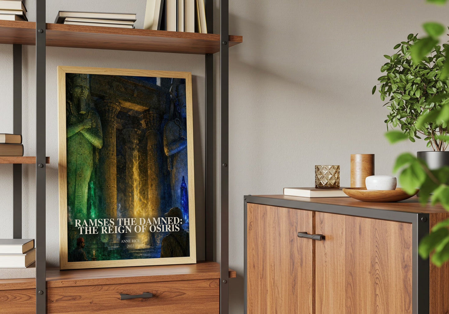 Ramses The Damned: The Reign Of Osiris book watercolour illustration paper finish options – matte satin gloss