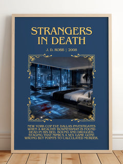 Strangers In Death Minimalist Book Poster by J. D. Robb – image 2