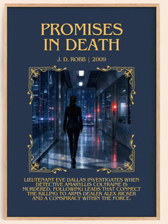 Promises In Death Minimalist Book Poster by J. D. Robb – image 1