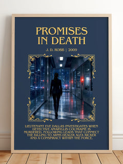 Promises In Death Minimalist Book Poster by J. D. Robb – image 2
