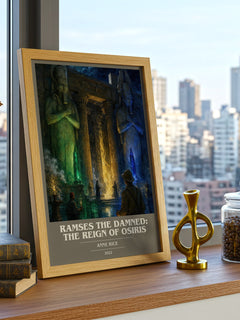 Ramses The Damned: The Reign Of Osiris book cover poster colour and style options – Anne Rice book art