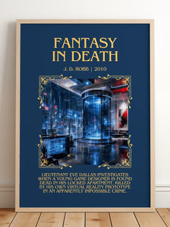 Fantasy In Death Minimalist Book Poster by J. D. Robb – image 2