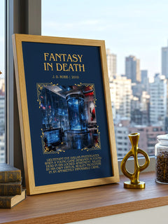 Fantasy In Death Minimalist Book Poster by J. D. Robb – image 3