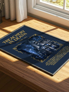 Treachery In Death Minimalist Book Poster by J. D. Robb – image 4